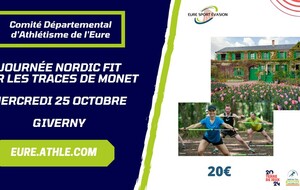 Journée nordic fit a Giverny 